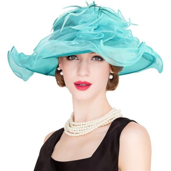 Classy Sun Hat for Women Ladies V-3021-green